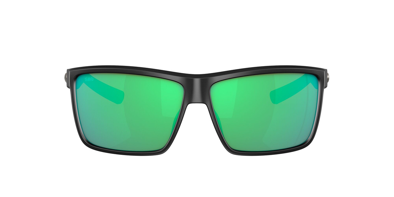 Side View of Costa Del Mar Rinconcito Unisex Sunglass Black/Polarized Green Mirror 580G 60 mm Alternate 1