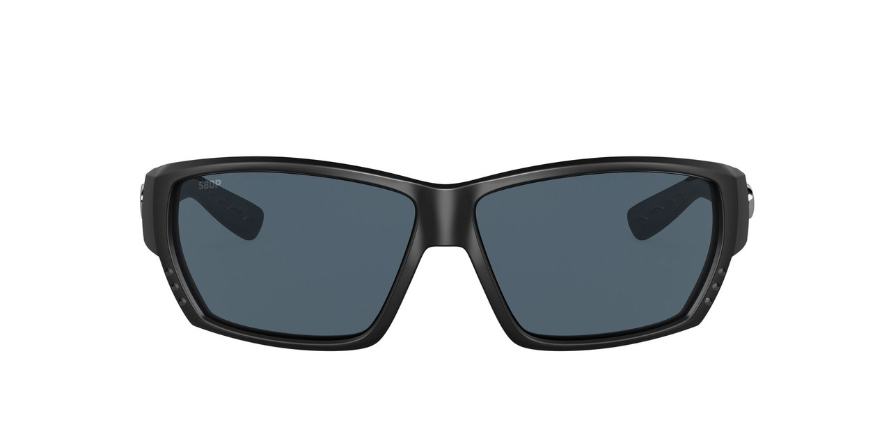 Side View of Costa Del Mar Tuna Alley Unisex Designer Sunglass Black/Polarized Gray 580P 62mm Alternate 1