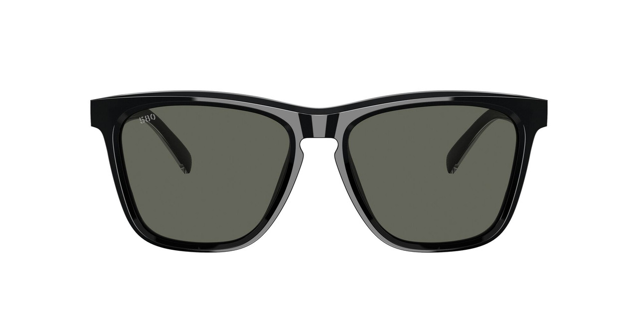 Side View of Costa Del Mar Ulu Unisex Cateye Sunglasses Black Silver/Polarized Gray 580G 56mm Alternate 1