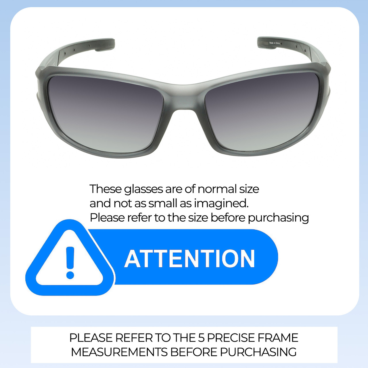 Size Awarenesss Illustration of Timberland TB7231 Unisex Oval Full Rim Designer Sunglasses in Grey/Smoke Grey Polarized 62mm