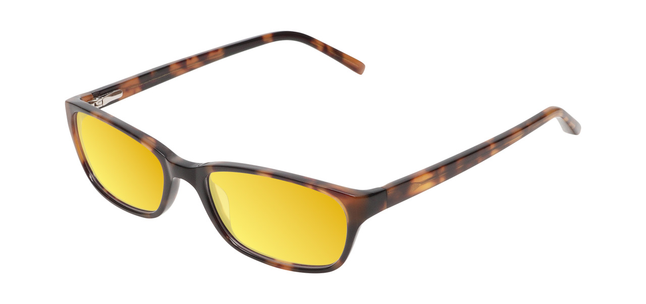 Jones New York J730 Womens Cat Eye Polarized Sunglasses Black Crystal Layer 53mm with Custom Cut Gold Mirror Lenses