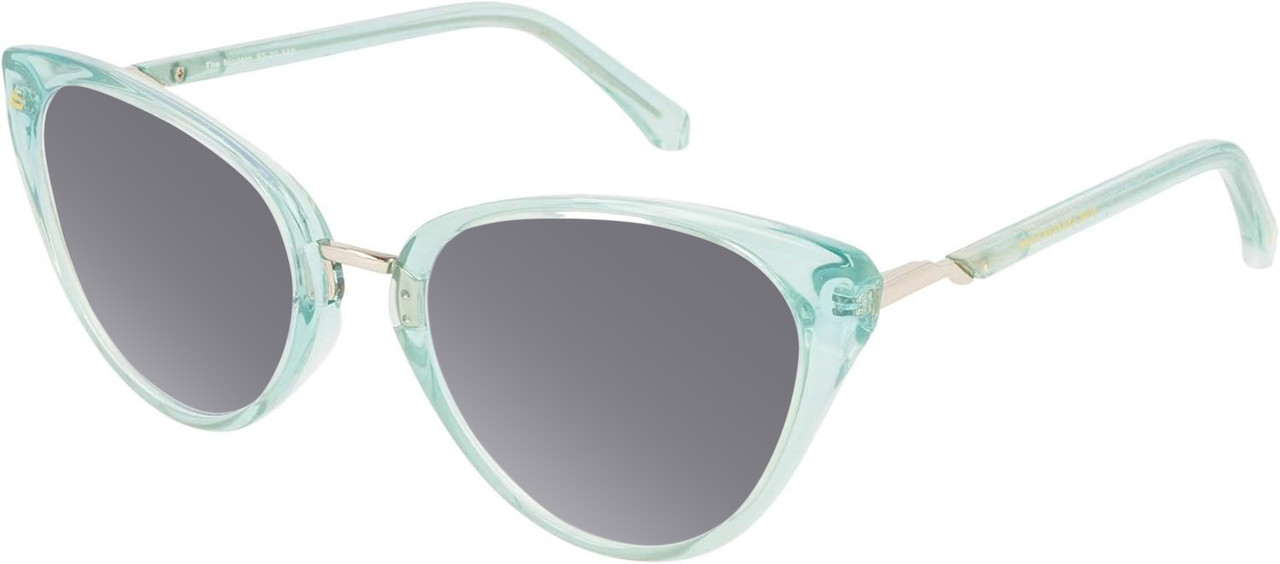 Prive Revaux Modern Women Cat Eye Polarized Sunglasses Baby Blue 53mm 10 OPTIONS with Custom Cut Silver Mirror Lenses