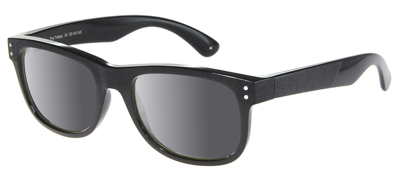 Prive Revaux Tolstoy Panthos NON-polarized Sunglasses Caviar Black 53 mm 10 OPTIONS with Custom Cut Grey Gradient Lenses