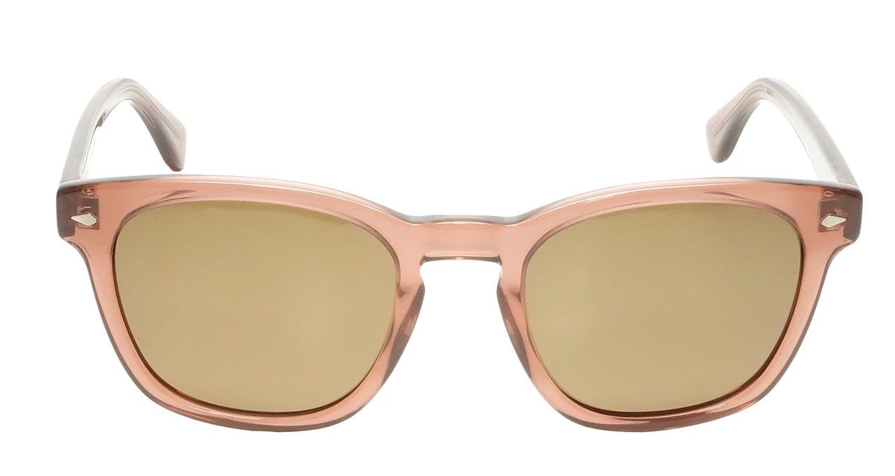 Front View of OTIS Summer of 67 X Sunglasses in Eco Crystal Sunset/Brown Polarized Glass 52 mm