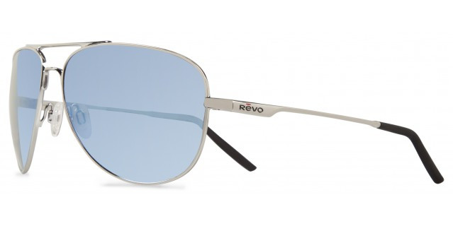 REVO Designer Sunglasses Windspeed in Chrome & Blue Mirror