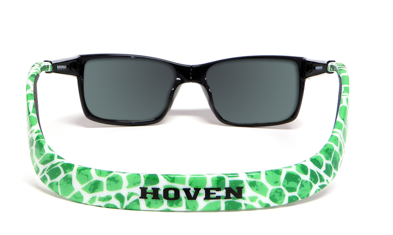 Hoven Eyewear MONIX in Black Green with Turtle Gloss Grey & Grey Polarized