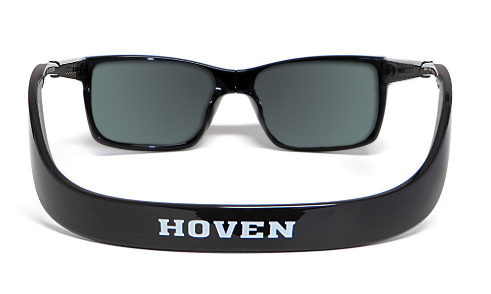 Hoven Eyewear MONIX in Black Gloss with Dark Grey & Grey Polarized