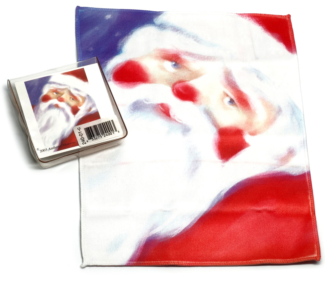 Holiday Christmas Theme Cleaning Cloth Santa