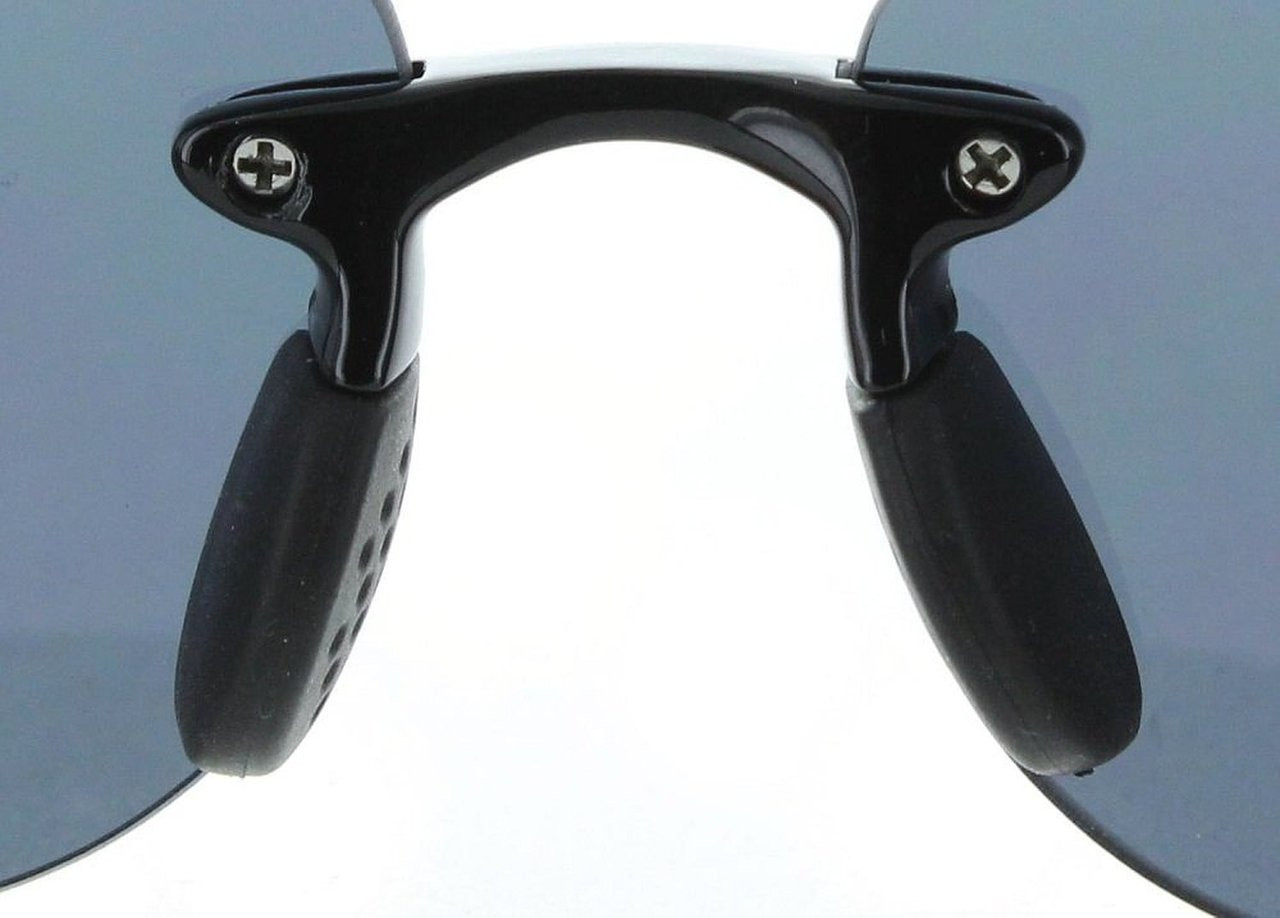 Grand Banks Polarized Sunglasses: 471POL in Gloss-Black & Grey