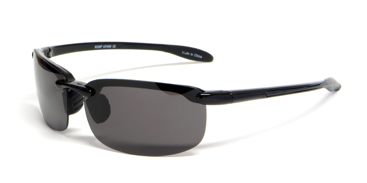 Grand Banks 8339 Polarized Sunglasses in Black & Grey
