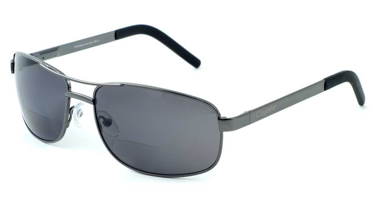 Coyote™ BP-16 Polarized Bi-focal Reading Sunglasses in Gun