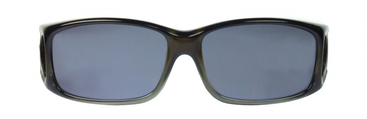 Jonathan Paul Fitovers Eyewear Small Razor in Olive-Charcoal & Gray RZ003