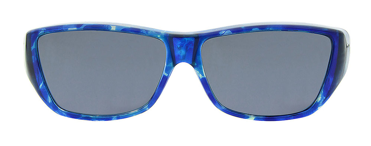 Jonathan Paul Fitovers Eyewear Large Neera in Blue-Blast & Gray NR002
