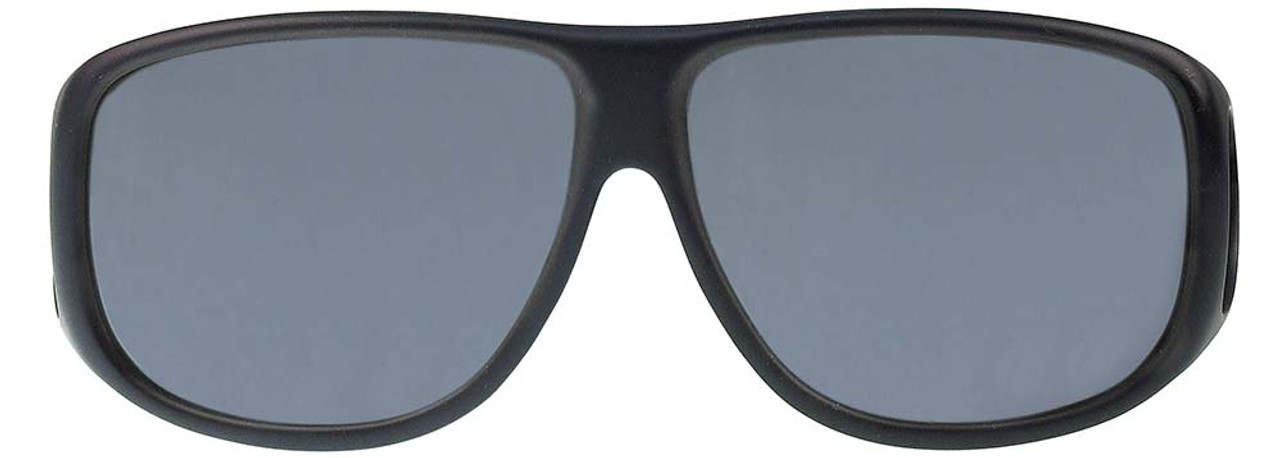 Jonathan Paul Fitovers Eyewear X-Large Aviator in Matte-Black & Gray AV001