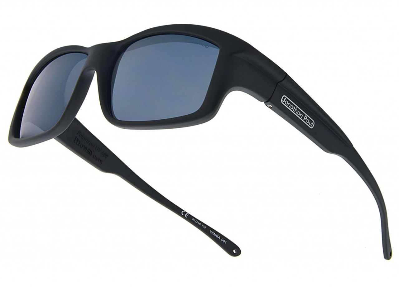 Jonathan Paul Fitovers Eyewear X-Large Yamba in Satin-Black & Gray YM001