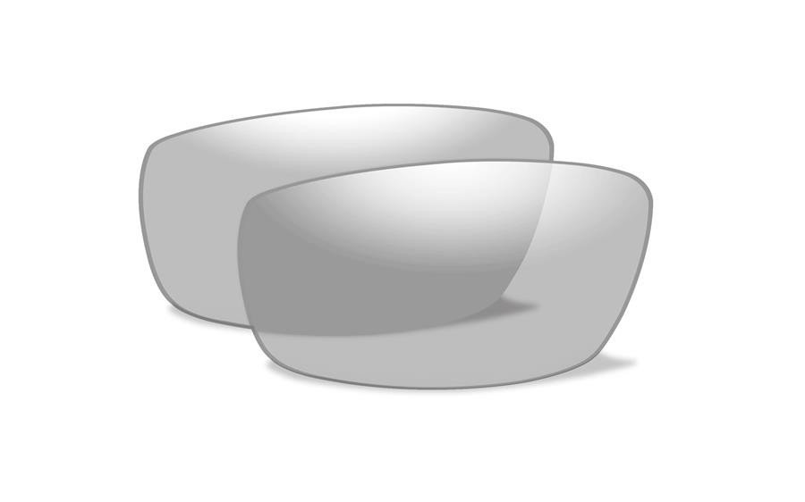 Replacement Sunglass Lenses For Wiley X Jake - Polarized Metallic Silver Mirror, UV400 Protection