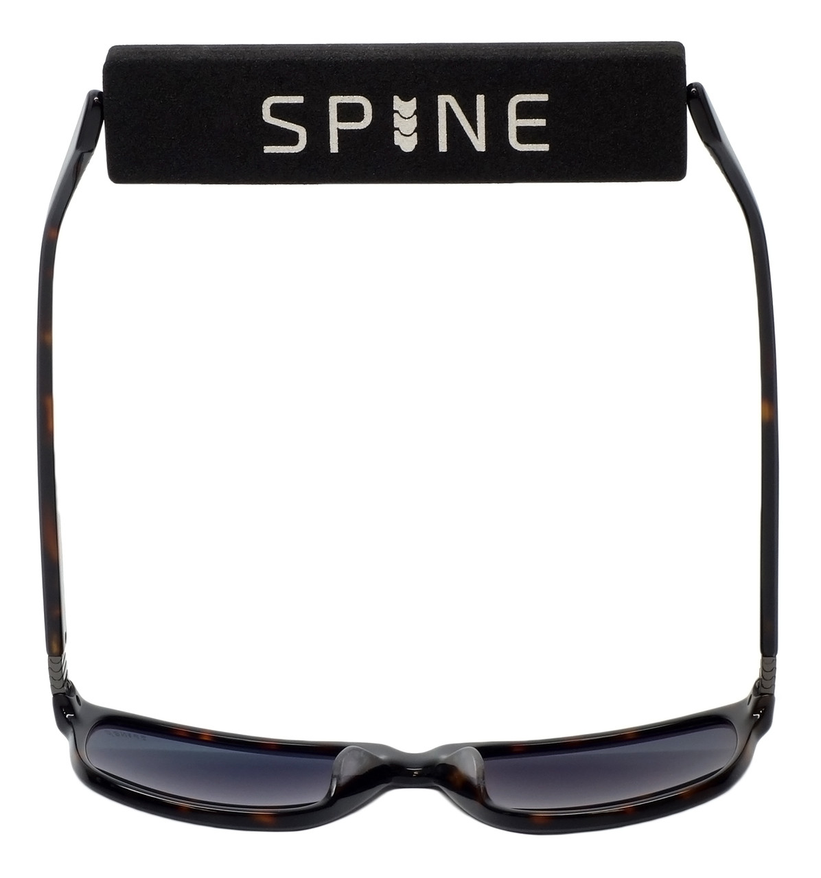 Spine Optics Designer Sunglasses SP7005-020 in Black with Polarized Silver Flash Mirrored Grey Tint 59mm