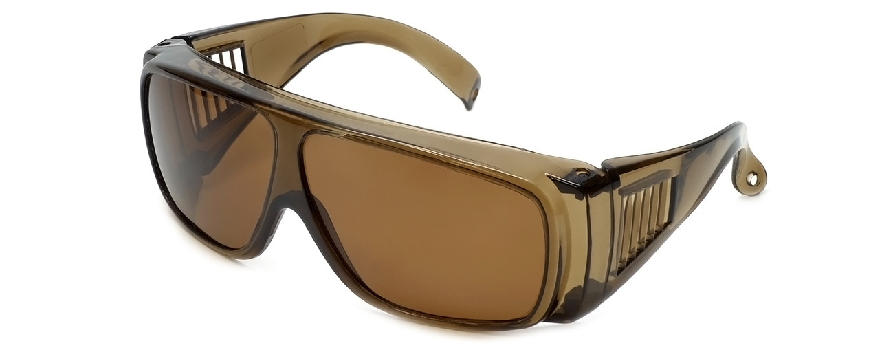 CALABRIA 1003PL Polarized Economy Fitover with UV PROTECTION IN AMBER
