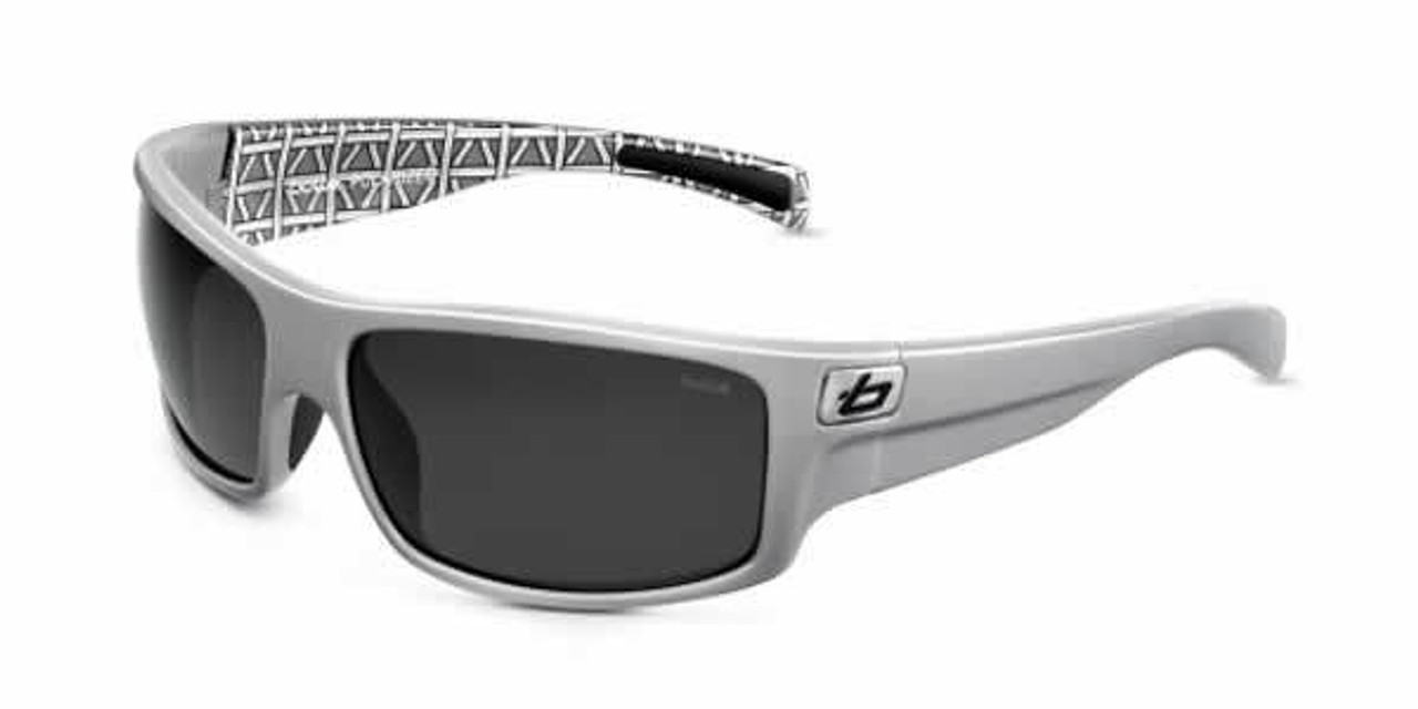 Bollé™ Phantom Sunglasses in Silver Wicker with Polarized Grey Lens