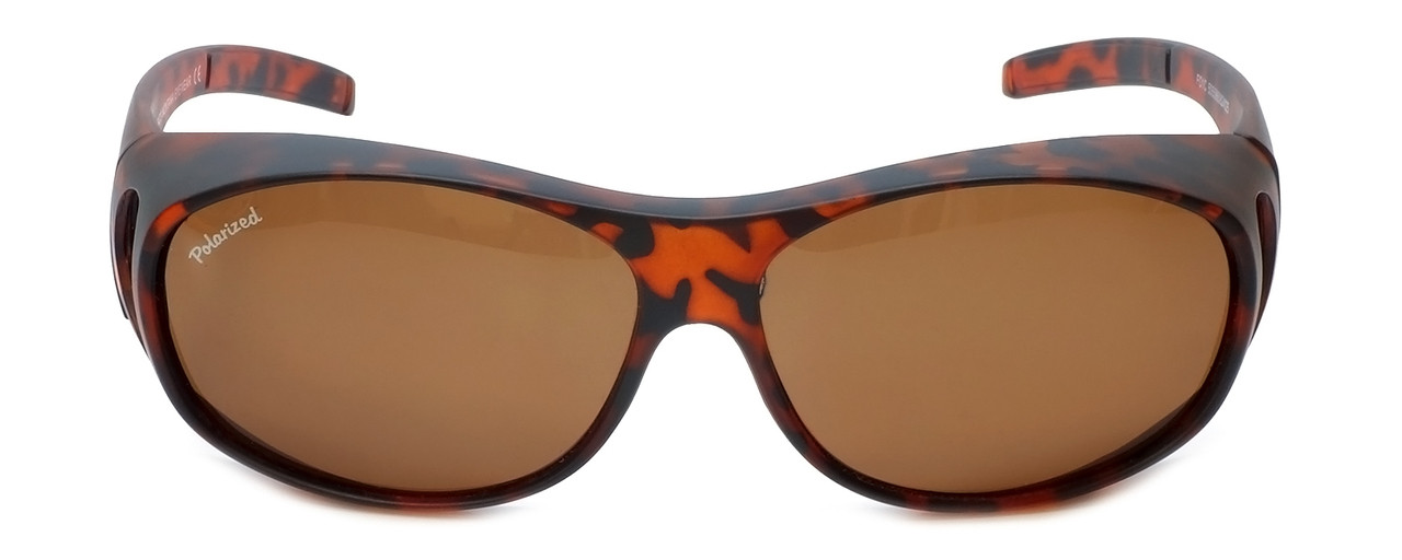 Montana Designer Fitover Sunglasses F01C in Matte Tortoise & Polarized Brown Lens