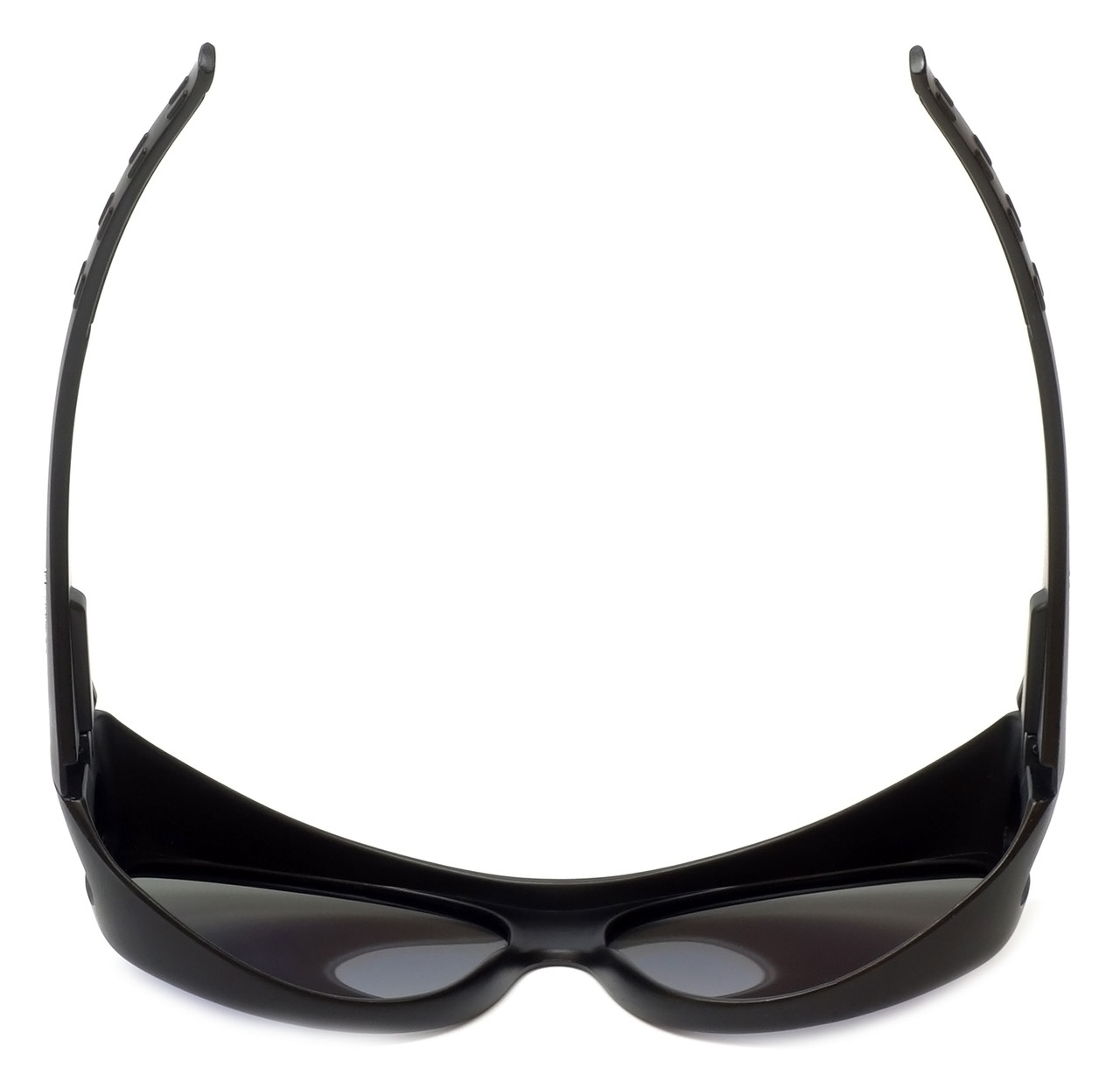 Montana Designer Fitover Sunglasses F01H in Matte Black & Polarized Blue Mirror Lens