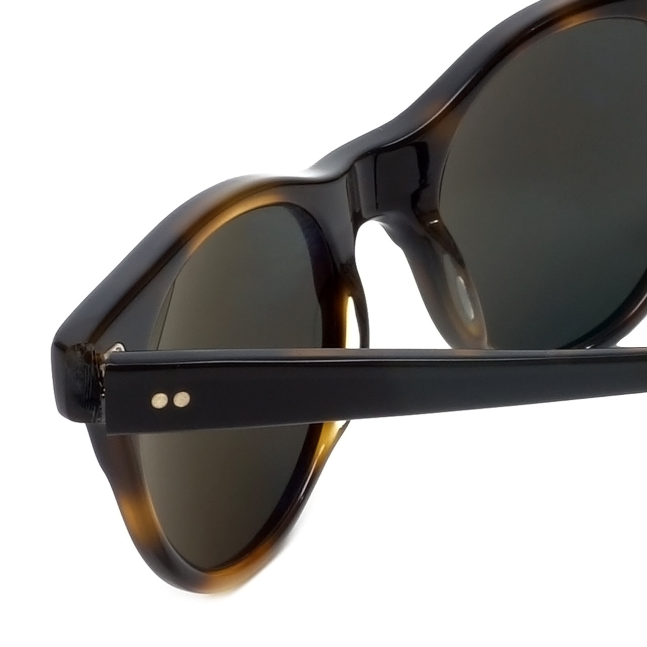 Reptile Designer Polarized Sunglasses Plateau in Black-Tortoise with Flash Mirror Lens