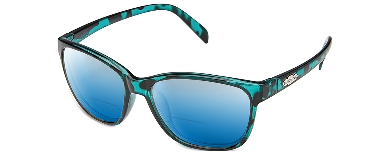 Petrol Tortoise/Blue Mirror