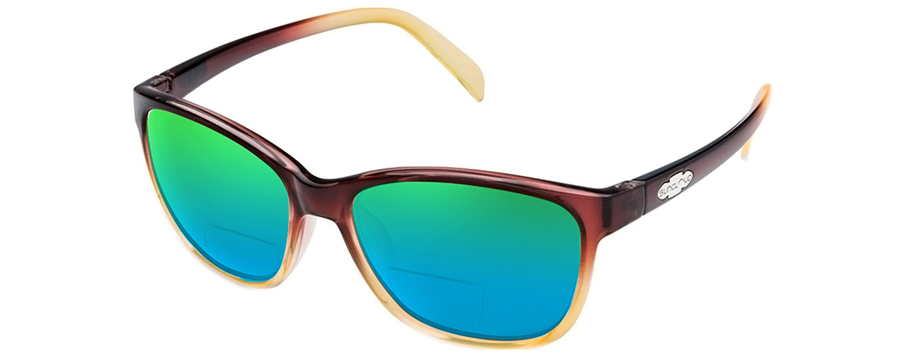 Suncloud Dawson Brown Fade Polarized Sienna Mirror, 60% OFF