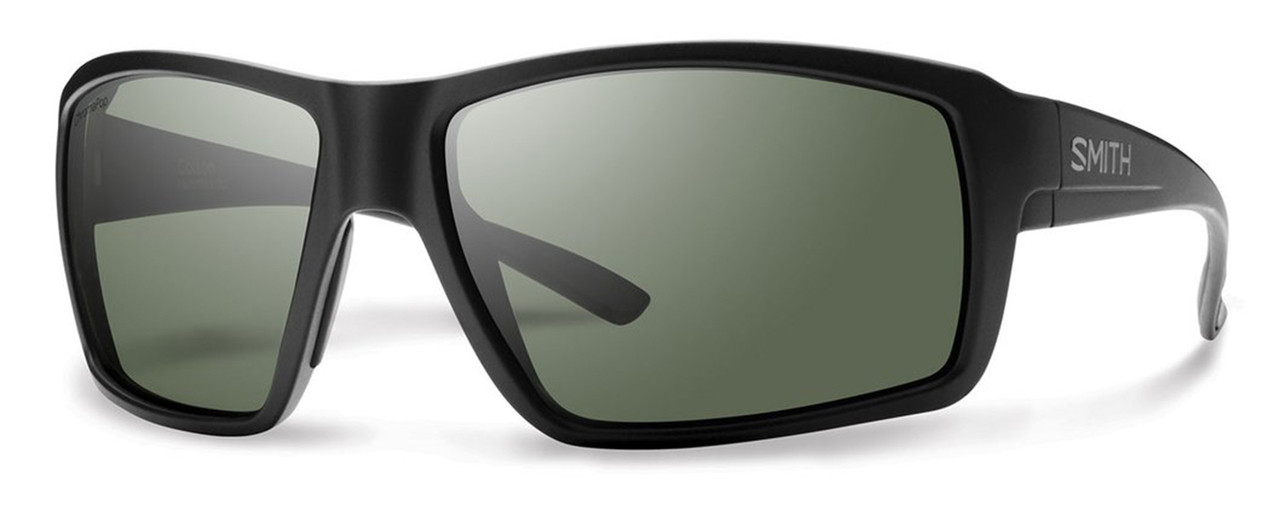 Smith Optics Colson Designer Sunglasses in Matte Black with Polarized Grey Lens