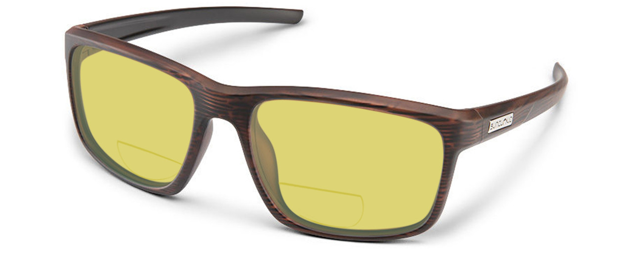 Suncloud Aviator Bi-Focal Sunglasses In Gold | Classic Wire Frame With Spring Hinges