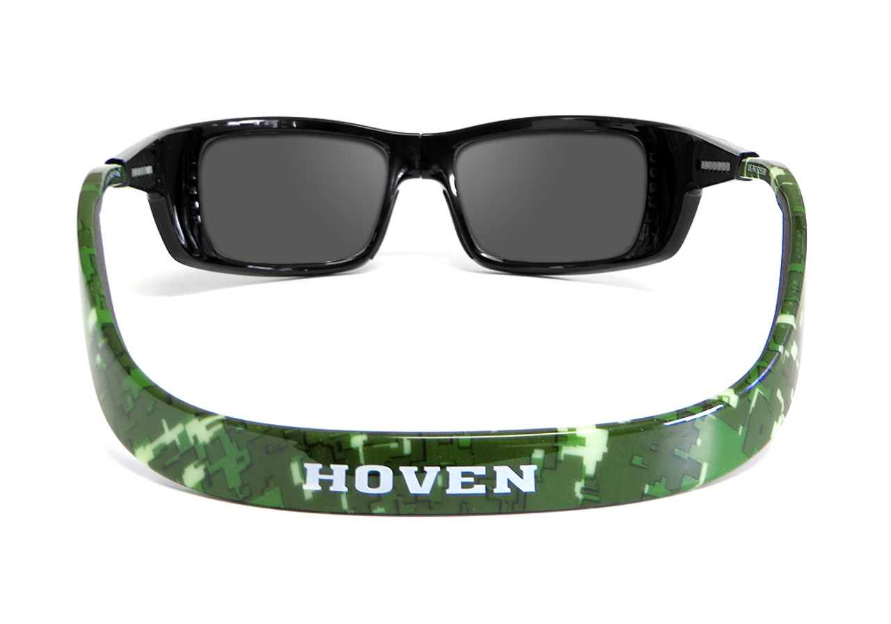 Hoven Eyewear Meal Ticket in Black Gloss  and Red