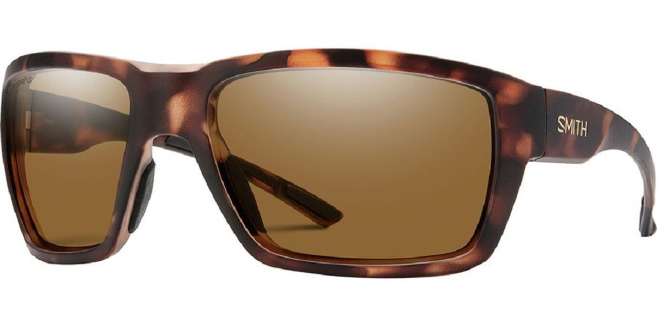 Smith Optic High-Water Matte Tortoise Amber Brown ChromaPop Polarized Sunglasses