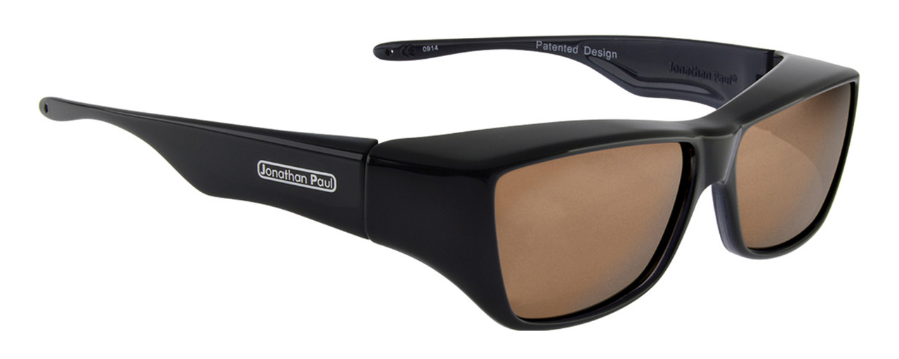 Jonathan Paul Fitovers Neera Large Polarized Sunglasses Midnight Oil Black&Brown