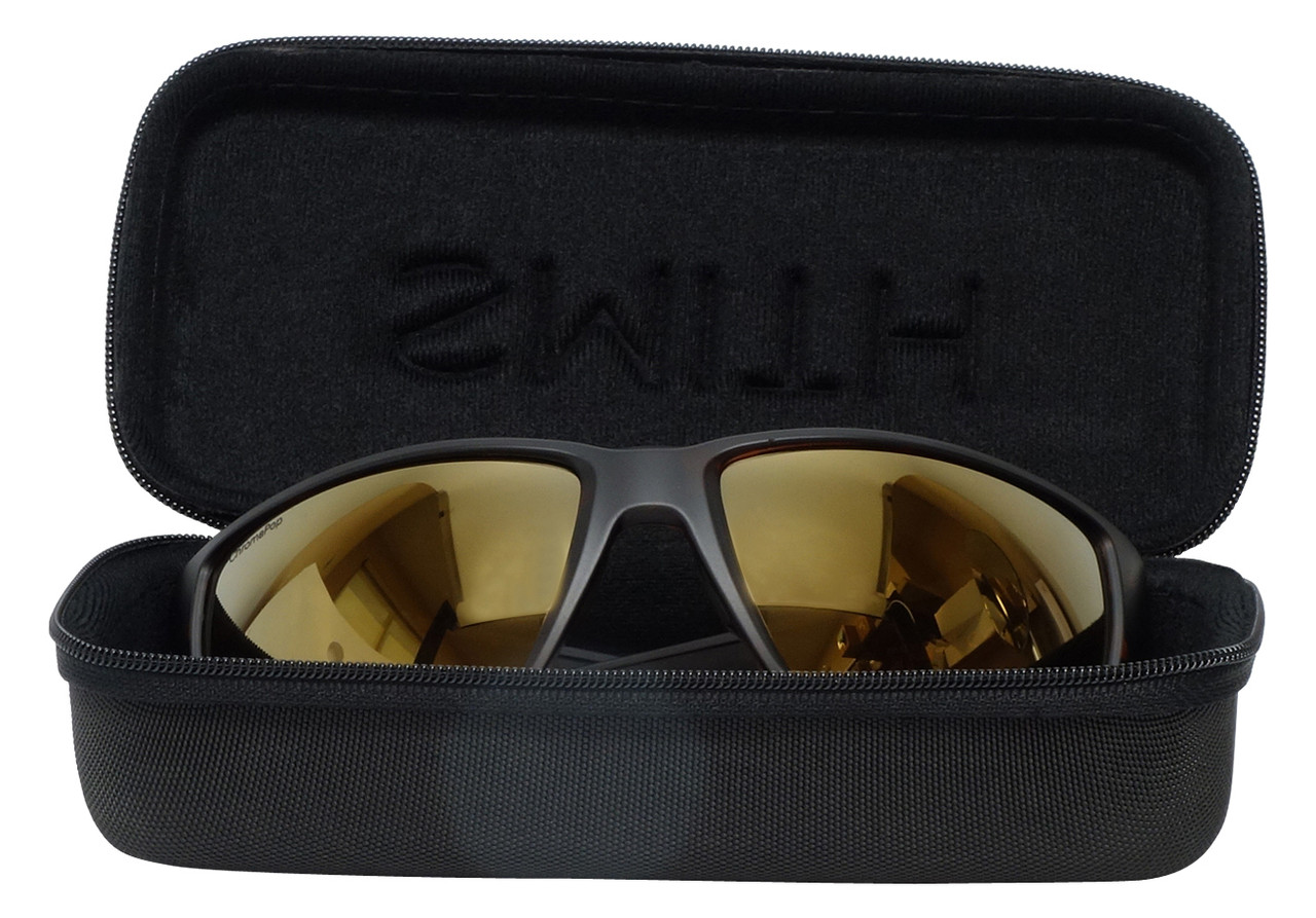 Top View of Smith Optics Transfer XL Sport Sunglass Tortoise Brown Gold Polarize Bronze 67mm