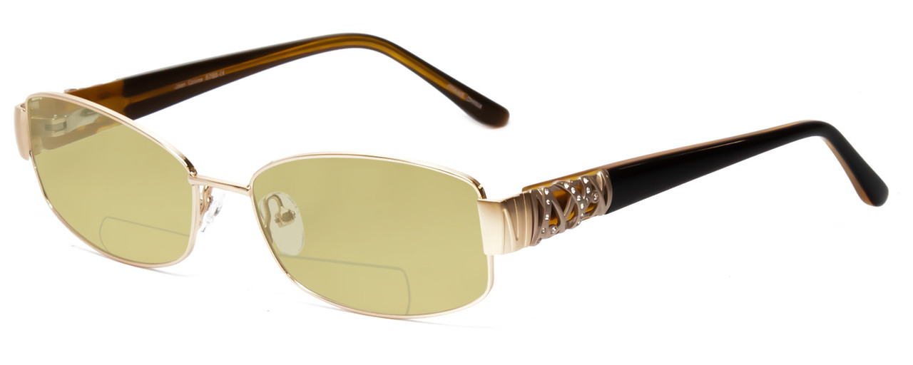 Joan Collins JC9798 Lady Polarize BiFocal Sunglass 41 OPTION Gold