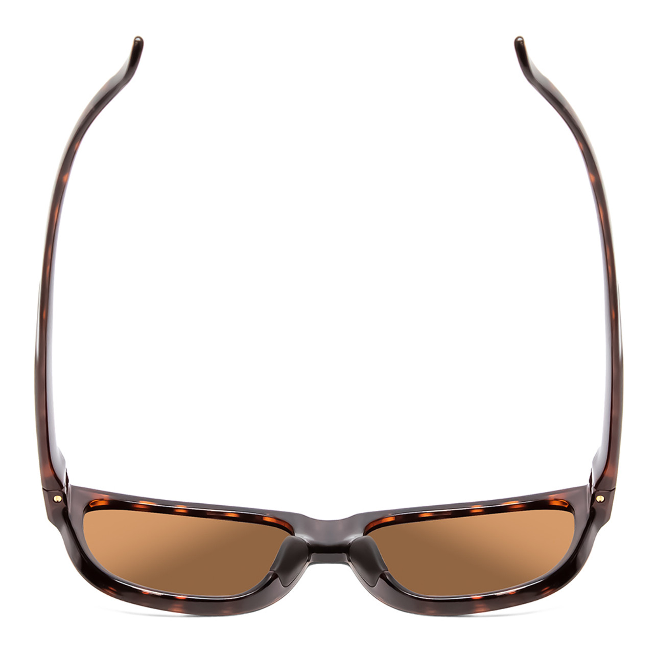 Top View of Smith Lowdown Slim 2 Sunglasses Tortoise Havana Brown Gold/Polarized Brown 53 mm