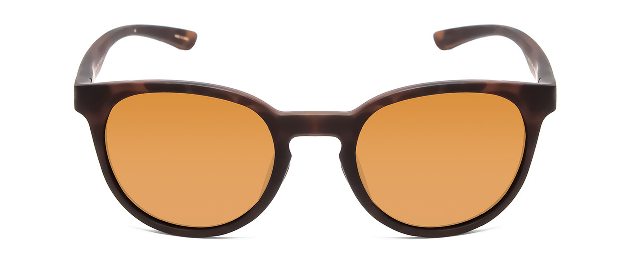 Front View of Smith Eastbank Sunglass Matte Tortoise Havana Brown Gold/CP Polarized Brown 52mm