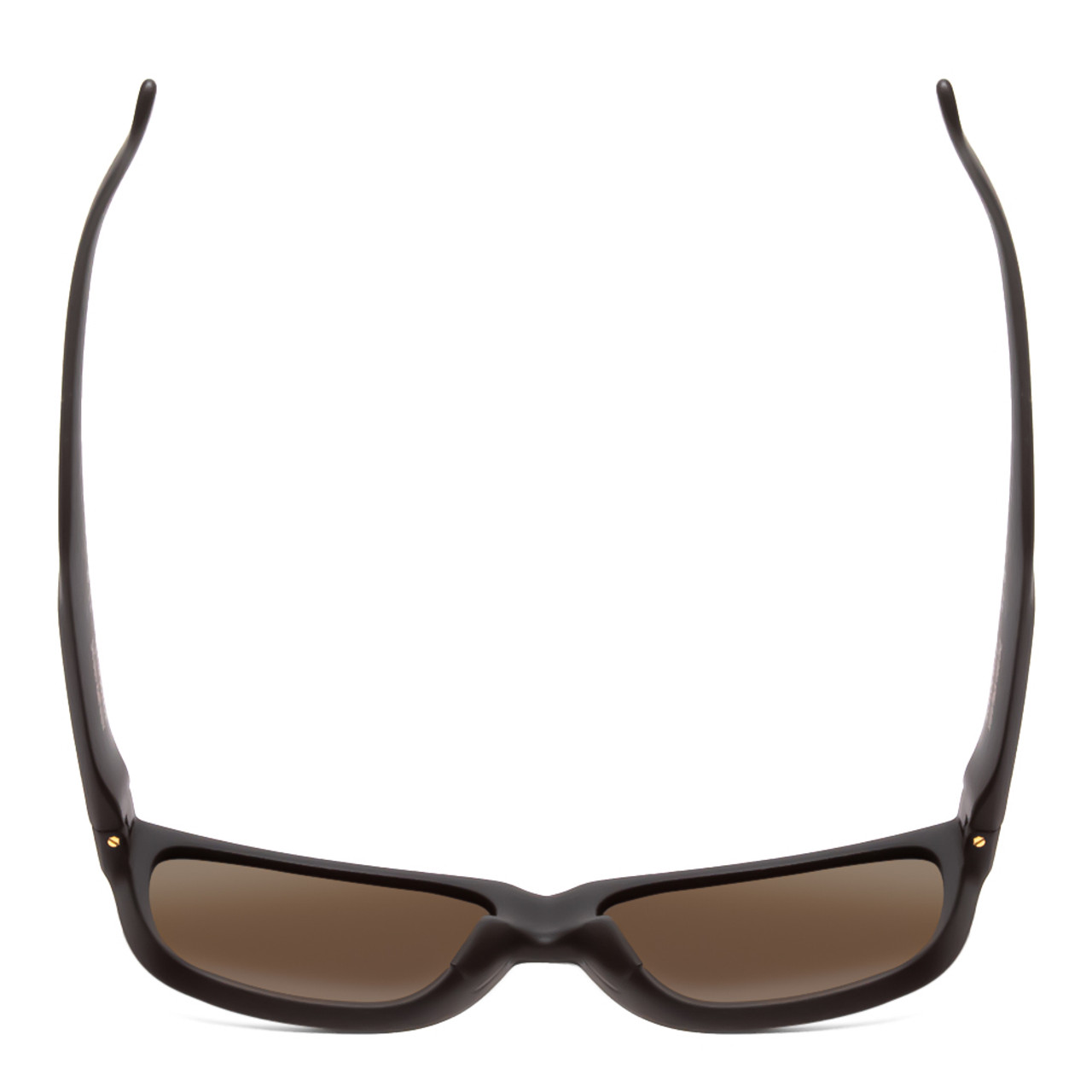 Top View of Smith Lowdown 2 Unisex Sunglasses Matte Black Gold/CP Polarized Black Gold 55 mm