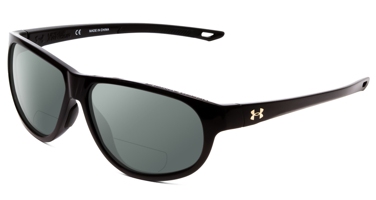 Under Armour Intensity Ladies Polarized BIFOCAL Sunglasses Black 59mm