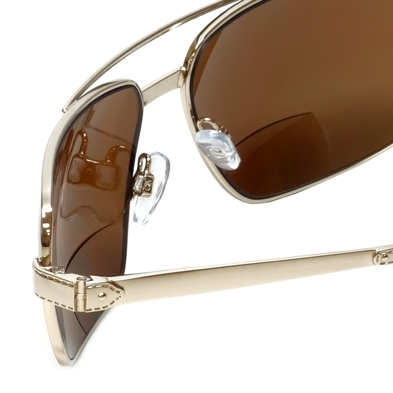 Grand Banks Polarized Bi-Focal Readers: 476BF in Gold & Amber