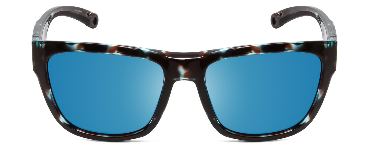 Front View of Smith Joya Ladies Sunglasses in Sky Tortoise Brown/CP Polarized Blue Mirror 56mm