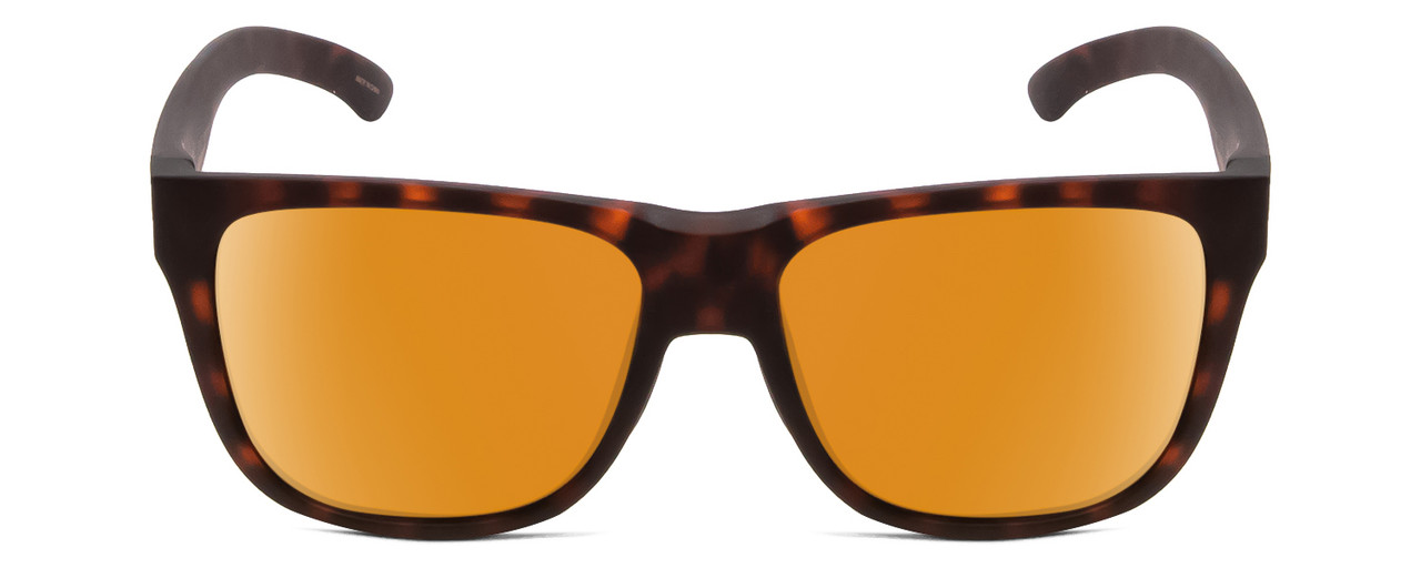 Front View of Smith Lowdown 2 Sunglasses Tortoise Brown/CP Polarized Bronze Mirror Gold 55 mm