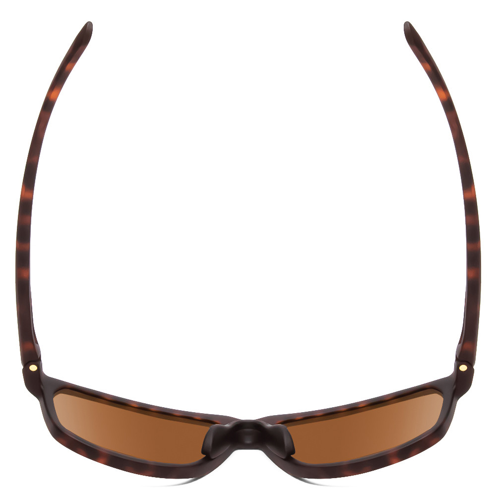 Top View of Smith Pinpoint Unisex Sunglasses in Tortoise Gold/ChromaPop Polarized Brown 59mm