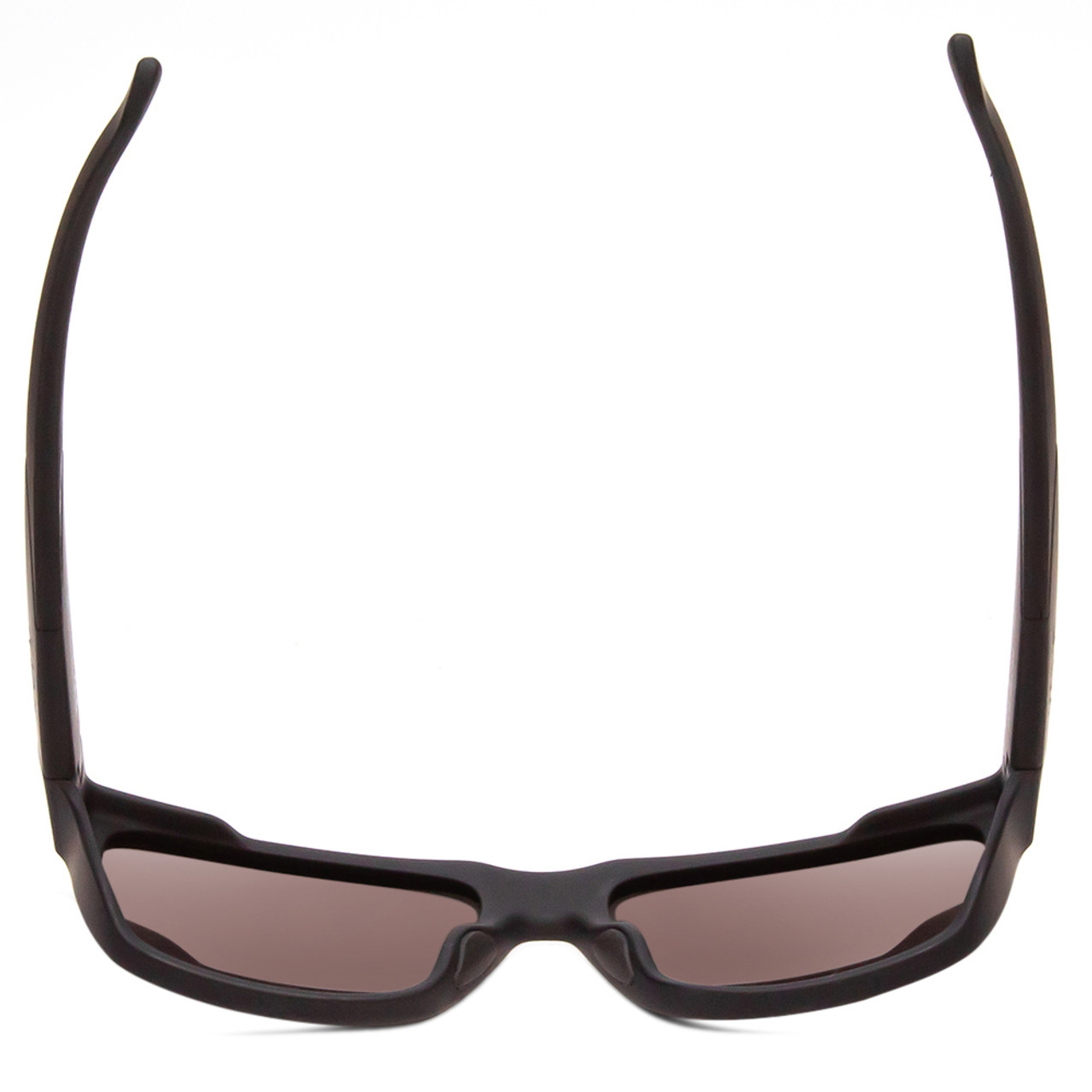 Top View of Smith Barra Classic Sunglasses Black/ChromaPop Glass Polarized Blue Mirror 59 mm