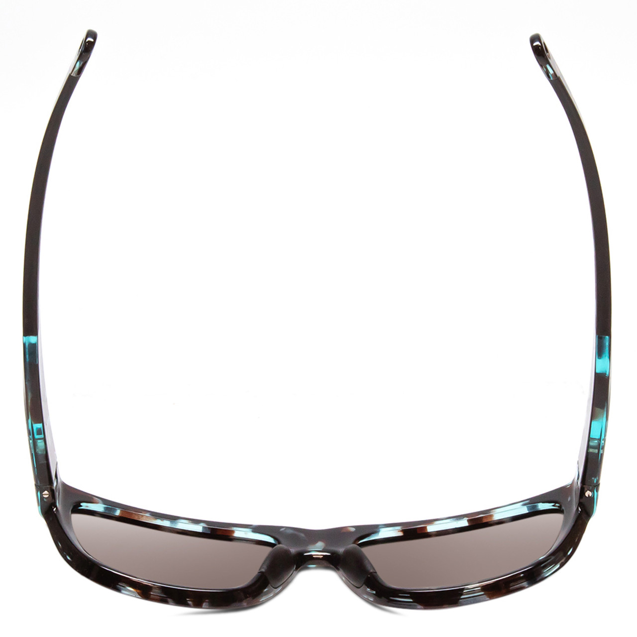 Top View of Smith Joya Ladies Sunglasses Tortoise Brown/CP Glass Polarized Blue Mirror 56 mm