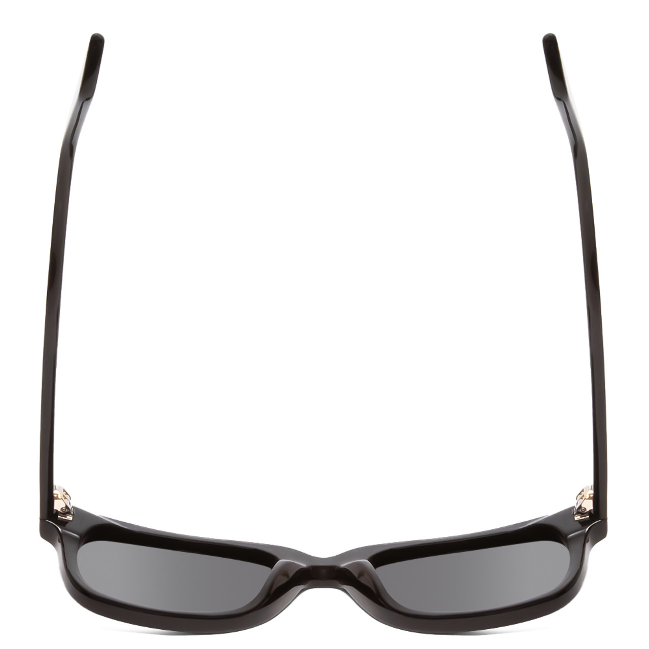 Top View of Ernest Hemingway 4721 Unisex Cateye Sunglasses Black Silver Studs&Blue/Grey 50mm