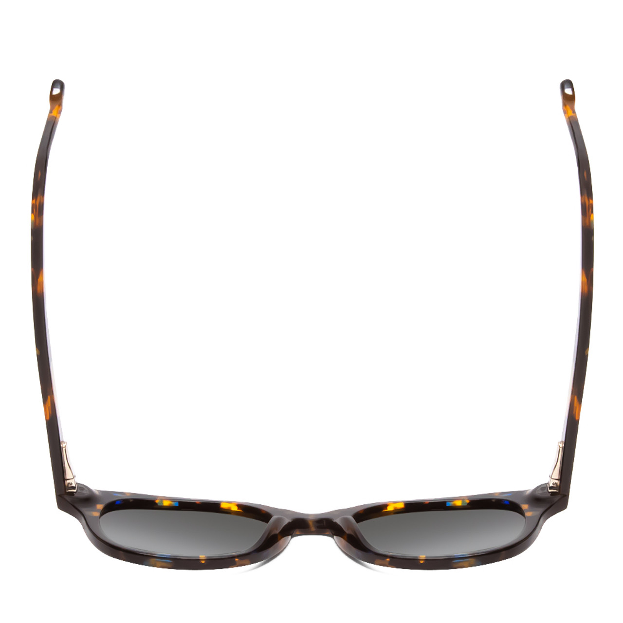 Top View of Ernest Hemingway H4739 Unisex Cateye Sunglasses in Blue Gold Tortoise&Green 53mm