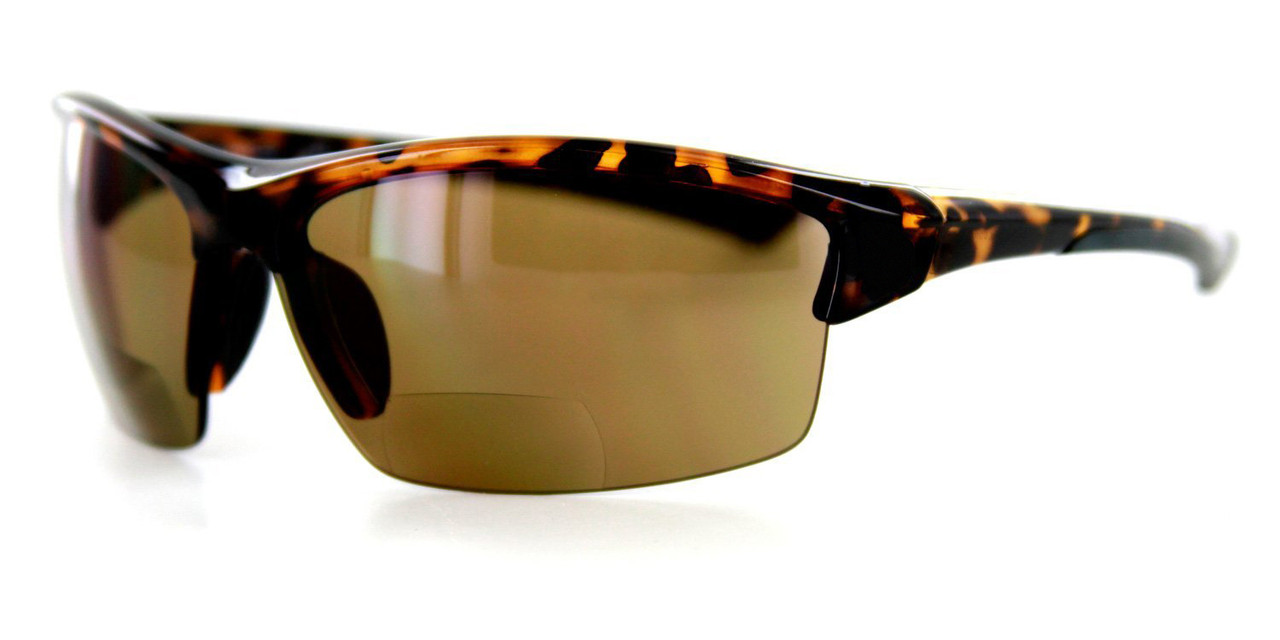 Grand Banks Polarized Bi-Focal Readers: 472BF in Tortoise & Amber