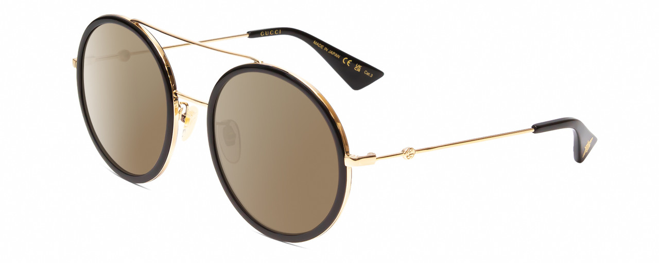 Gucci GG0061S ブラック サングラス Gucci GG0061S Sunglasses | FramesDirect.com