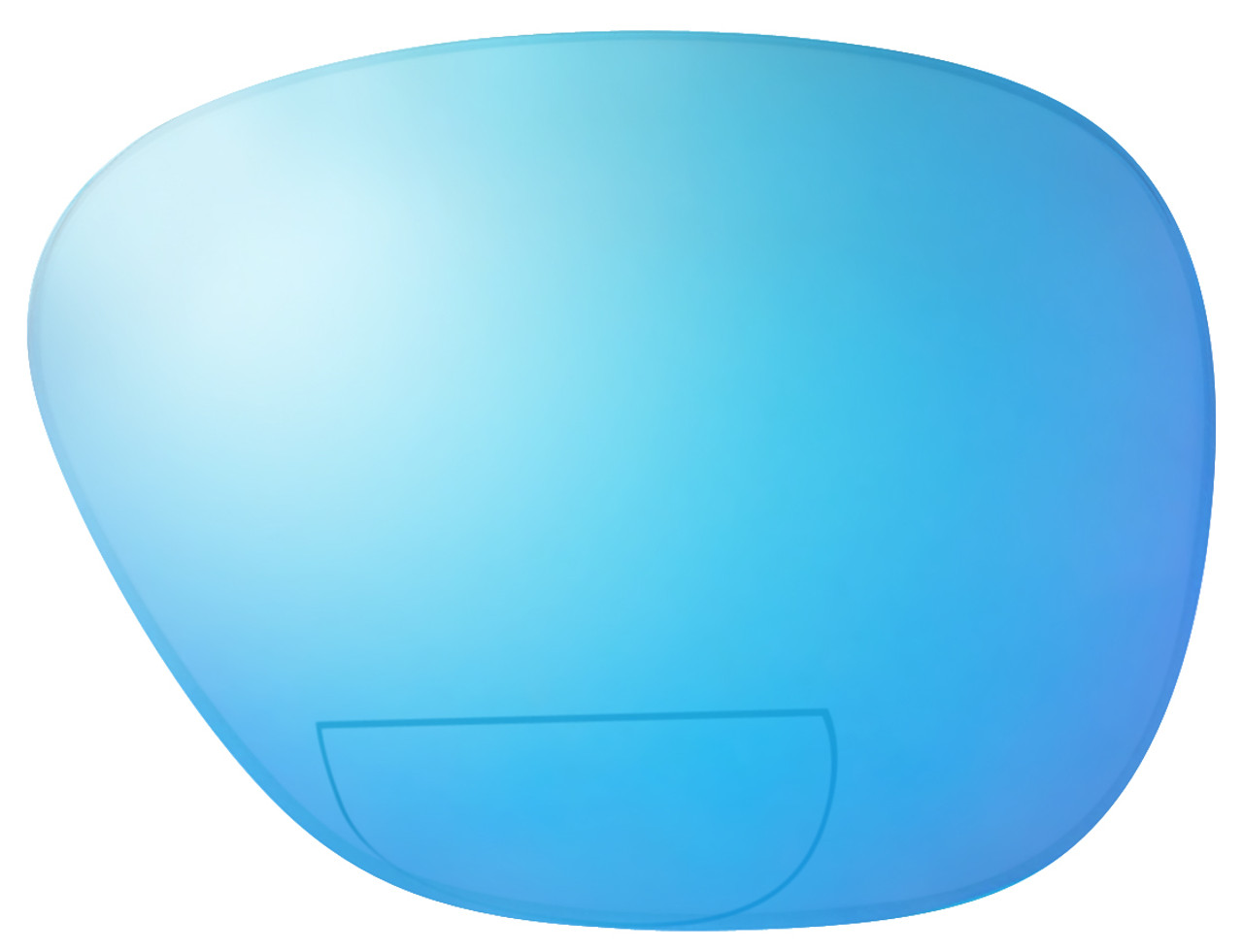 Blue Mirror Bi-Focal Replacement Lens Swatch